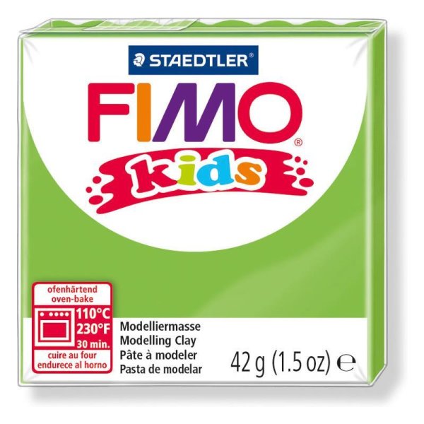 FIMO kids Modelliermasse, ofenhärtend, hellgrün, 42 g