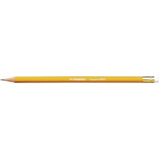 Bleistift mit Radiergummi - STABILO Swano - Härtegrad HB