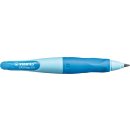 Ergonomischer Druck-Bleistift für Linkshänder - STABILO EASYergo 3.15 - inklusive 1 dicken Mine - Härtegrad HB & Spitzer