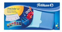 Pelikan Deckfarbkasten ProColor 735, 12 Farben, blau