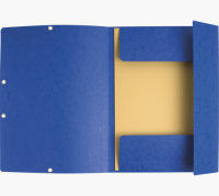 EXACOMPTA Eckspannermappe, DIN A4, Karton 400 g/qm, blau