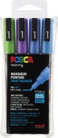 POSCA Acryl Marker PC-3M Feine Spitze 0,9 - 1,3mm, 4er...
