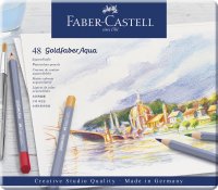 FABER-CASTELL Aquarellstifte GOLDFABER, 48er Metalletui
