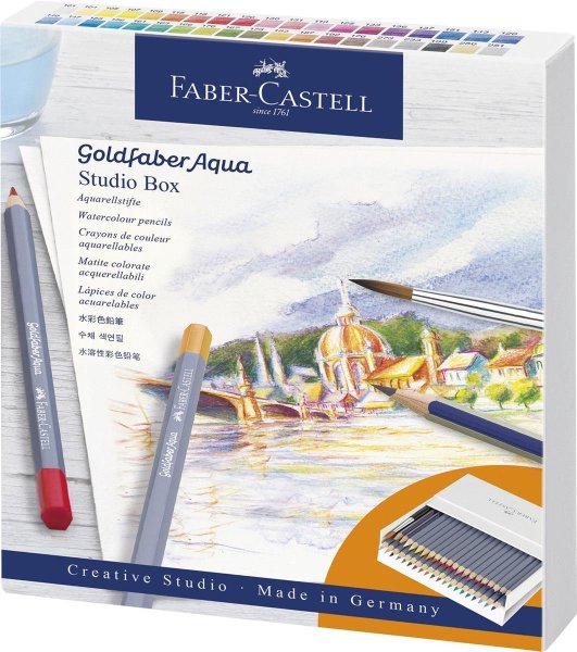 FABER-CASTELL akvarelové farbičky GOLDFABER - ateliérový box