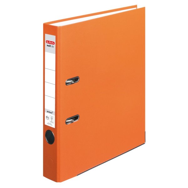 herlitz Ordner maX.file protect A4 50mm orange