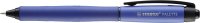 Tintenroller mit Druckmechanik - STABILO PALETTE in blau - Strichbreite F (0,4 mm) - Einzelstift - Schreibfarbe blau