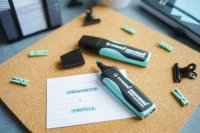 Umweltfreundlicher Textmarker - STABILO GREEN BOSS Pastel - Einzelstift - zartes Türkis