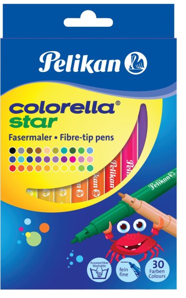 Pelikan colorella star fixky - 30 rôznych farieb