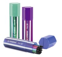 Premium-Filzstift - STABILO Pen 68 - 20er Big Pen Box zufällig in einer der 3 Farben - mit 20 verschiedenen Farben