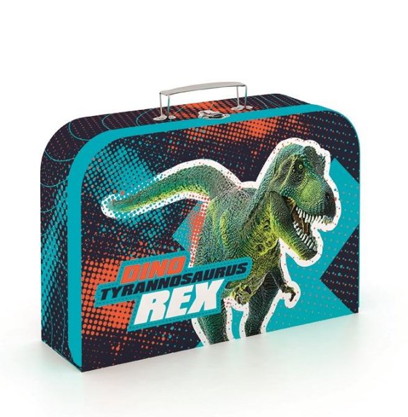 oxybag Detský lamino kufrík - 34 cm - Premium Dinosaurus