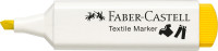 FABER-CASTELL Textilmarker, Keilspitze, gelb