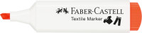 FABER-CASTELL Textilmarker, Keilspitze, neonorange