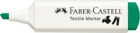 FABER-CASTELL Textilmarker, Keilspitze, grün