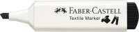 FABER-CASTELL Textilmarker, Keilspitze, schwarz