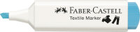 FABER-CASTELL Textilmarker, Keilspitze, babyblau