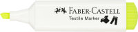 FABER-CASTELL Textilmarker, Keilspitze, neongelb