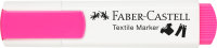 FABER-CASTELL Textilmarker, Keilspitze, neonpink