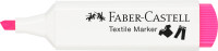 FABER-CASTELL Textilmarker, Keilspitze, neonpink