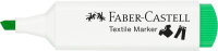 FABER-CASTELL Textilmarker, Keilspitze, neongrün