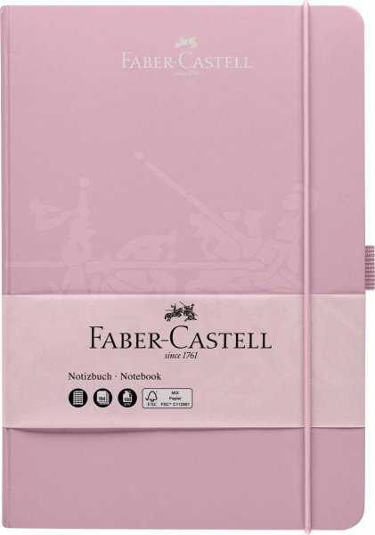 FABER-CASTELL Notizbuch A5 rose shadows