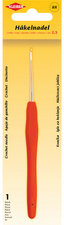 KLEIBER Häkelnadel, Größe 2,5, Kunststoffgriff, orange