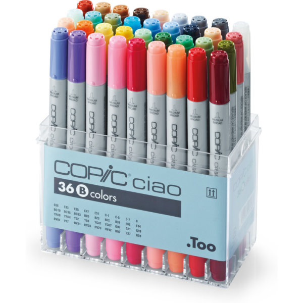 COPIC Marker ciao, 36er Set B