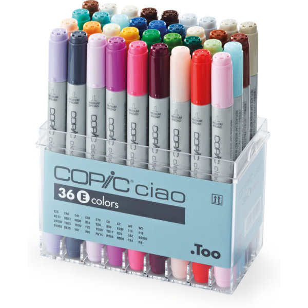 COPIC Marker ciao, 36er Set E