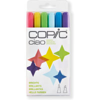 COPIC Marker ciao, 6er Set "Brights"