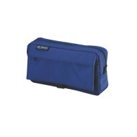 herlitz Stifte-Tasche mit Netztasche, aus Polyester, blau