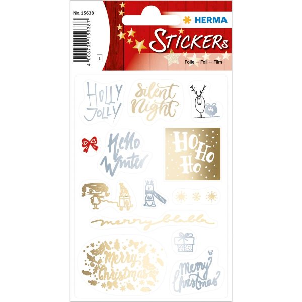 HERMA Weihnachts-Sticker CREATIVE "Silent Night"