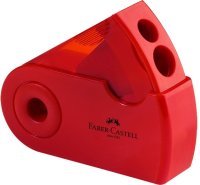 FABER-CASTELL Doppelspitzerdose Sleeve rot