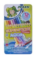 JOLLY Buntstifte Supersticks AQUA wasservermalbar 12er Set