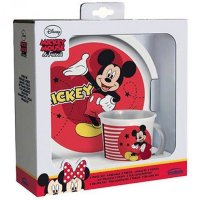 Disney "Mickey Mouse" Kinder Plastikgeschirrset...