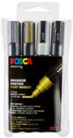 POSCA Acryl Marker PC-5M Mittelfeine Spitze 1,8 - 2,5mm, 8er Set Cool Colours