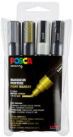 POSCA Acryl Marker PC-5M Mittelfeine Spitze 1,8 - 2,5mm, 8er Set Warm Colours