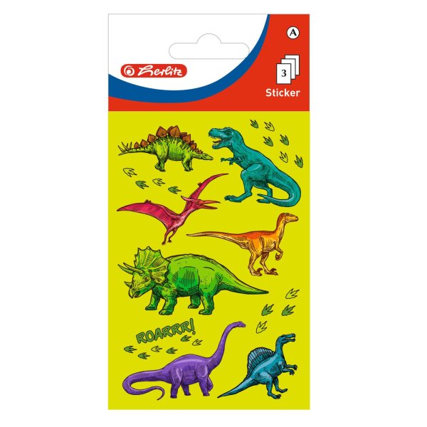 herlitz samolepky - dinosaurus