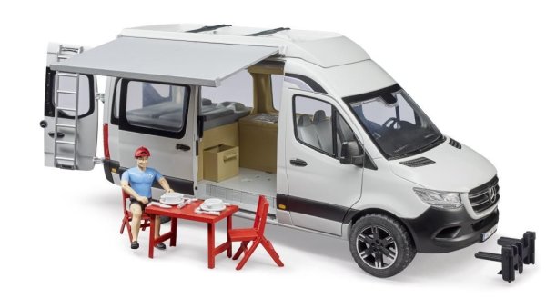 Bruder Mercedes-Benz Sprinter Camping mit Fahrer