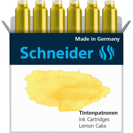 Schneider Tintenpatrone Lemon Cake Packung 6 Stück