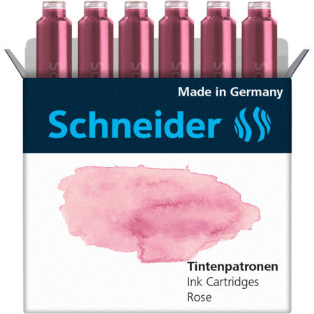 Schneider Tintenpatrone Rose Packung 6 Stück