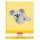 herlitz Collegeblock "Cute Animals Koala", DIN A4, liniert