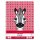 herlitz Collegeblock "Cute Animals Zebra", DIN A4, kariert