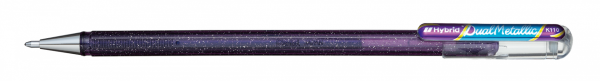 Pentel Hybrid Gel-Tintenroller "Dual Pen", violett/türkis