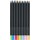 FABER-CASTELL Dreikant-Buntstifte Black Edition Neon & Pastel, 12er Etui