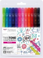 Tombow Doppelfasermaler "TwinTone" Bright...