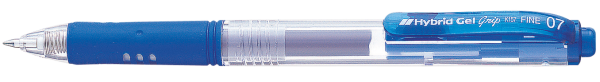 Pentel Gel-Tintenroller Hybrid Gel Grip K157, blau - Ergonomischer Gelschreiber