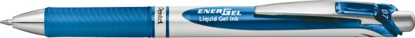 Pentel Liquid gélový roller EnerGel BL77, modrý - Kvalitné gélové pero s mechanizmom na stláčanie