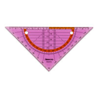 ARISTO Flex Geometrie Dreieck 16 cm, biegsam, neonpink (AR23009NP)