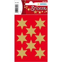 HERMA Weihnachts-Sticker DECOR "Sterne", 33 mm,...