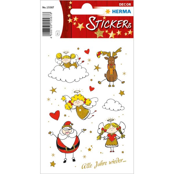 HERMA Weihnachts-Sticker DECOR "Engelchen Adele"