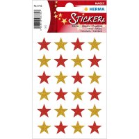 HERMA Weihnachts-Sticker MAGIC "Sterne", glittery